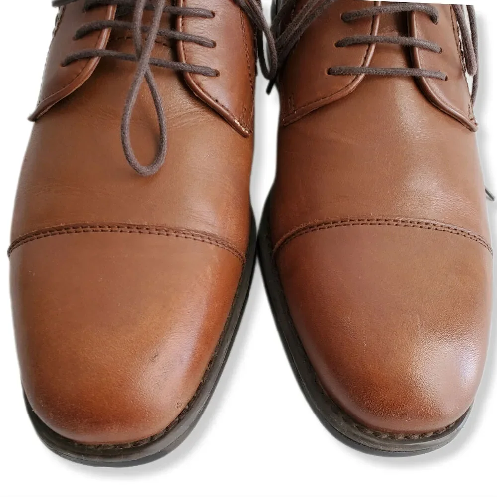 Johnston Murphy Branning XC4 Waterproof Cap Toe Oxford Shoe 7.5 Brown Classic